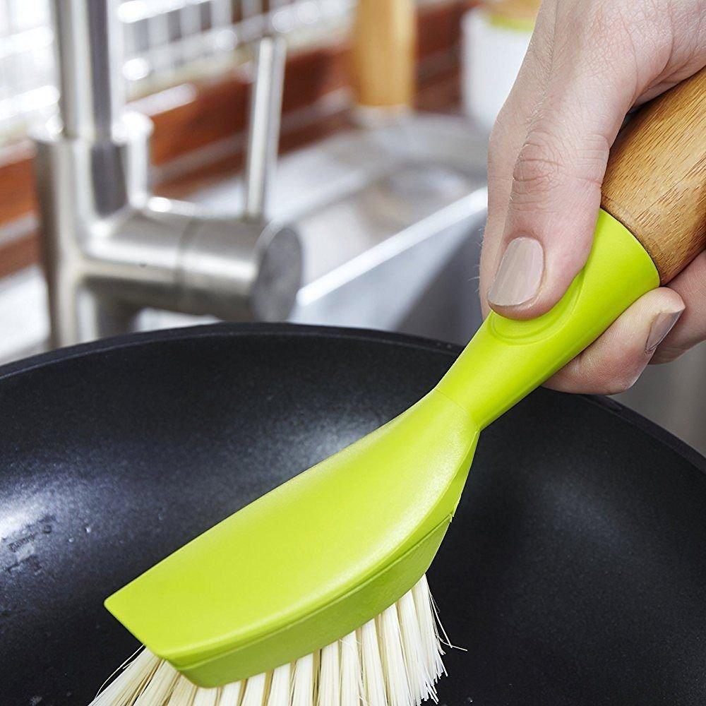 Full Circle Full Circle Suds Up Soap Dispensing Dish Brush with Bamboo Handle, 3 oz