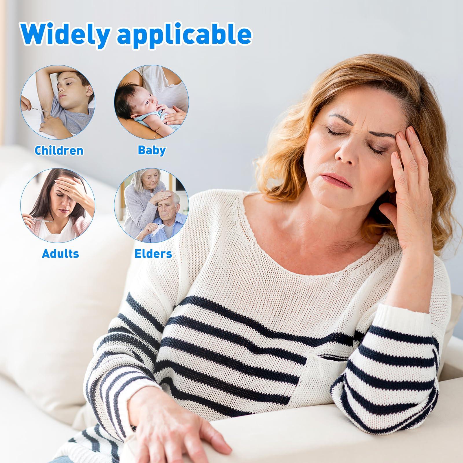 DEARMAMY Glass Oral Temperature Measurement Classic Digital Temperature Measurement Accurate Temperature Measurements for Families