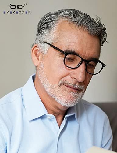 Eyekepper Eyekepper Retro Reading Glasses for Women Reading +2.50 Black Frame Mens Readers Eyeglasses