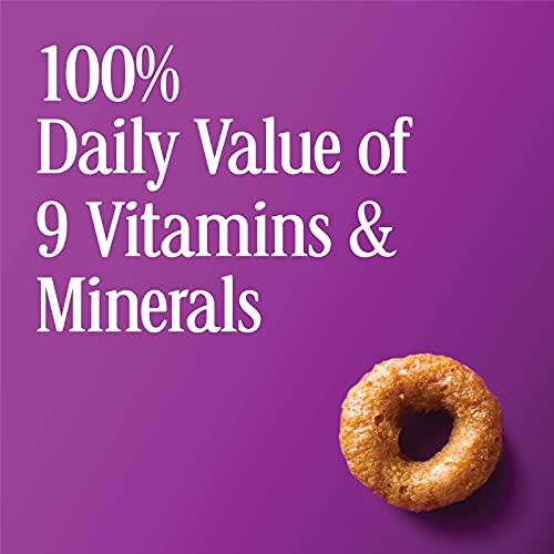 Cheerios Multi Grain Cheerios, Multigrain Breakfast Cereal, Gluten Free, 18 oz (Pack of 8)