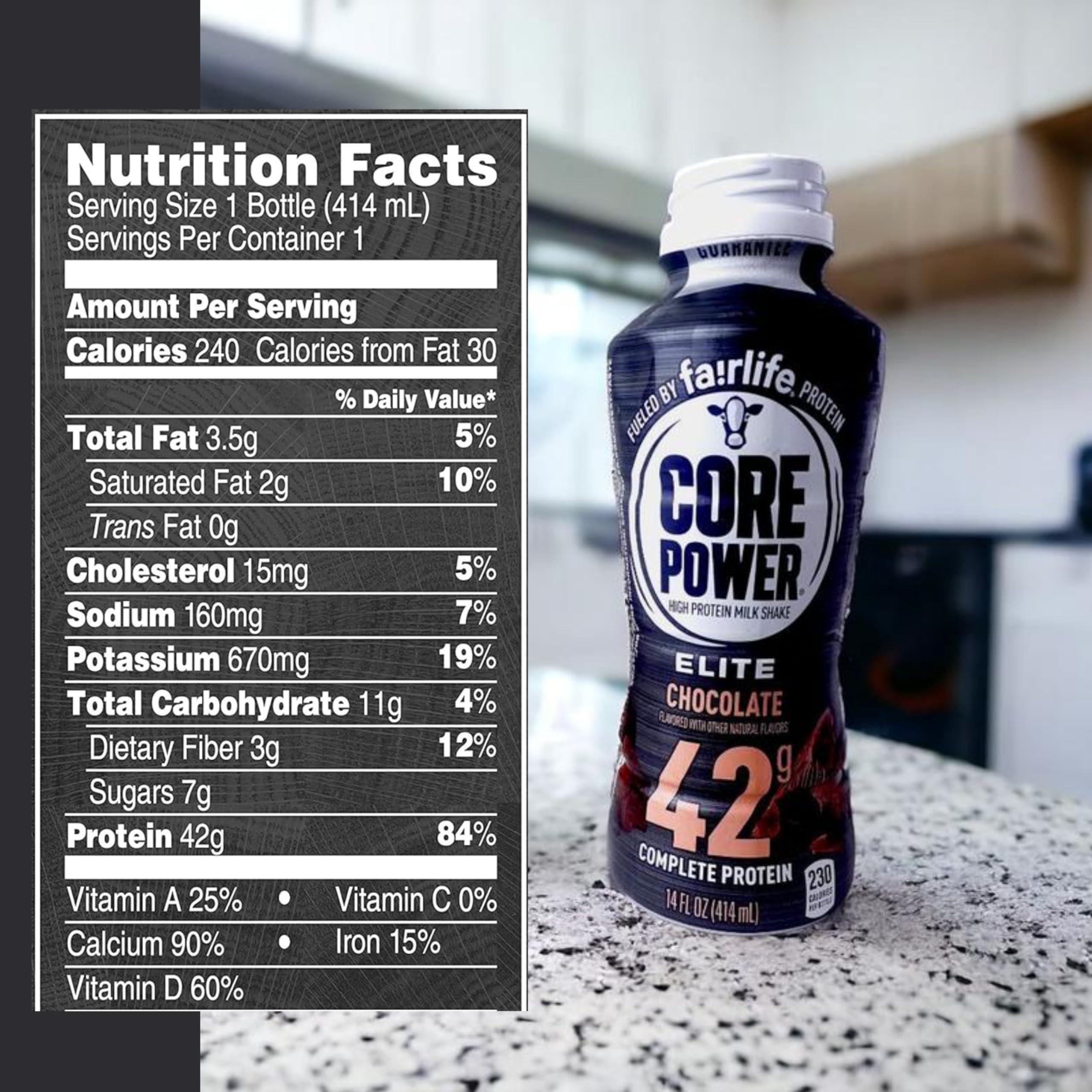 Worldwide Nutrition Worldwide Nutrition Bundle Compatible with Fairlife Core Power Elite 42g High Protein Milkshake - Chocolate, Strawberry, Vanilla Protein Shake Ready to Drink - 14 Fl Oz (Pack of 12) & Keychain