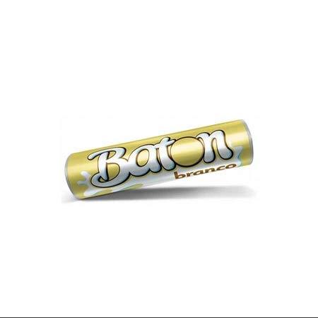 Garoto Garoto - Baton - White Cylinder Chocolate Bar - 16.93 Oz (PACK OF 30) | Barras Cilíndricass de Chocolate Branco 30x16g - 480g