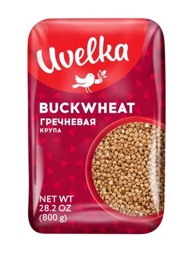 Uvelka Uvelka Buckwheat Groats 800 Gram, Pack of 6