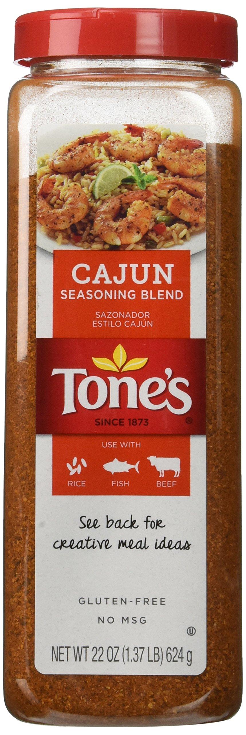 Tone's Tones Cajun Seasoning - 22 oz. shaker