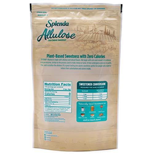 SPLENDA SPLENDA Allulose Plant Based Zero Calorie Sweetener For Baking & Beverages, 3 Pound Resealable Pouch