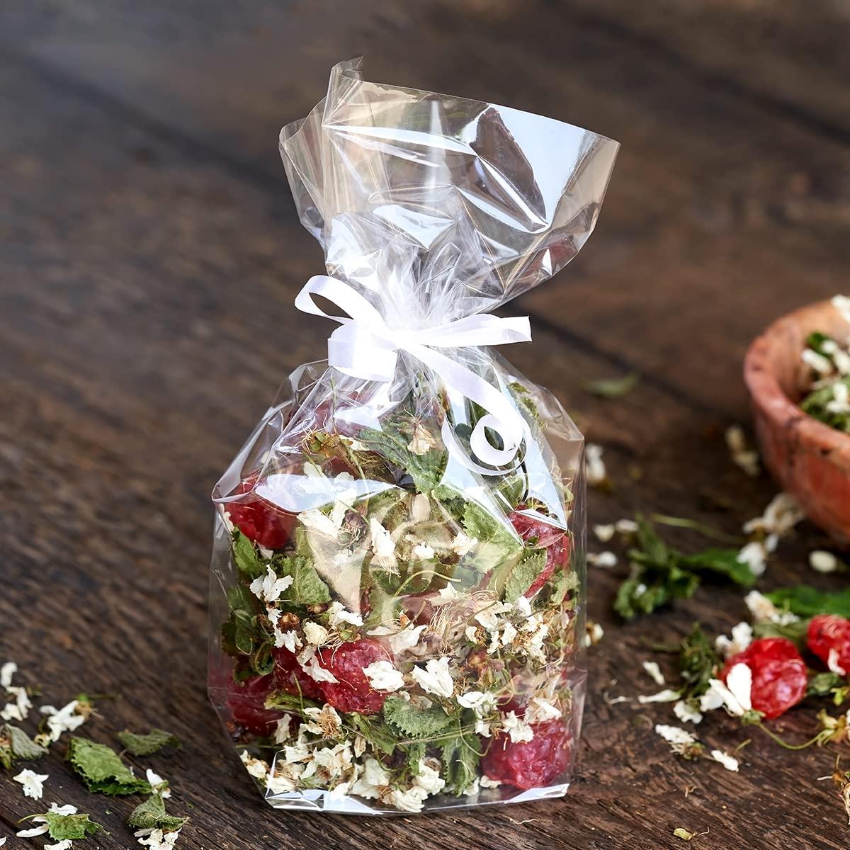 HFHSY HFHSY (118 ft x 34 in ft Clear Cellophane Wrap Roll 3 Mil - Cellophane Roll - Clear Wrap Cellophane Bags - Clear Wrapping Paper to Wrap Gift Baskets - Clear Gift Wrap for Baskets