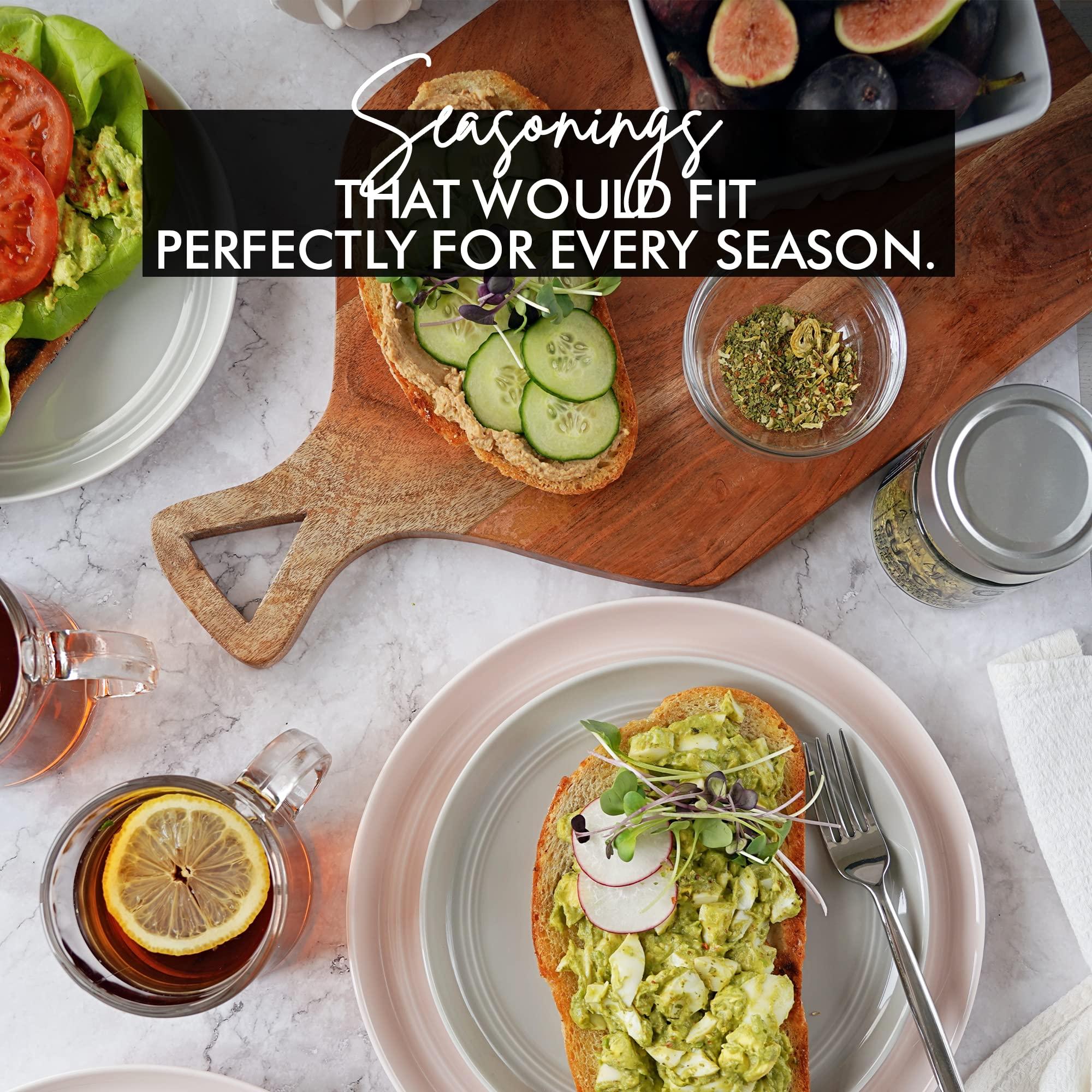 A Spice Affair A Spice Affair's Pro Kit 12-Pack Spice Set — Spices and Seasonings Sets — Taco, Royal Steak, Bagel, Salmon, Mediterranean, Spaghetti Seasoning Spice Blends