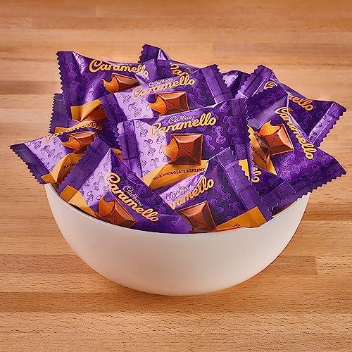 HERSHEY'S CADBURY CARAMELLO Miniatures Milk Chocolate Caramel Candy Share Pack, 8 oz