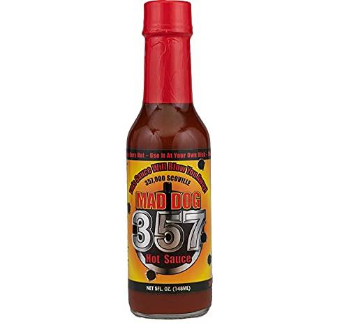 Mad Dog 357 Mad Dog 357 Hot Sauce & Mad Dog 357 Ghost Pepper Hot Sauce Four Bottle Bundle