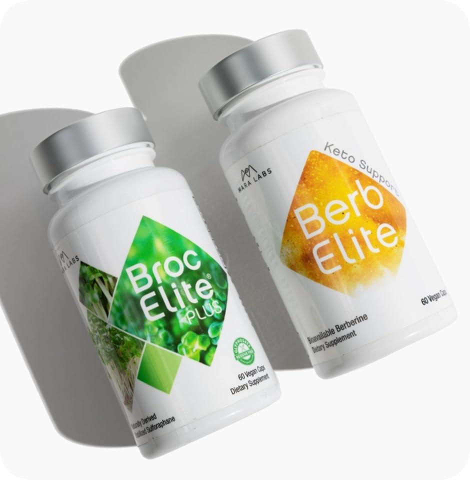 BrocElite BrocElite Mara Labs Plus and BerbElite Bundle | 30 Servings