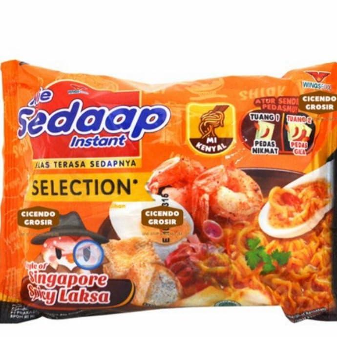 Mie Sedaap Mie Sedaap Instan Singapore Spicy Laksa, 83 gram (Pack of 2)