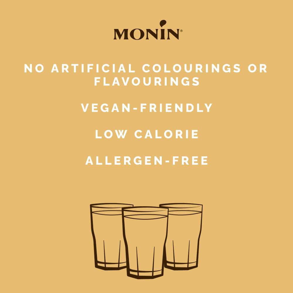 Mixes, Purees & Syrups Monin Premium Caramel Sugar Free Syrup, 1L