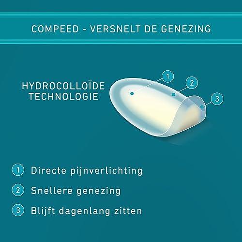 Compeed Compeed Medium Size Blister Plasters, 12 Hydrocolloid Plasters, Foot Treatment, Heal Fast, 100% Plastic Free Carton Pack,12 Count (Pack of 1)