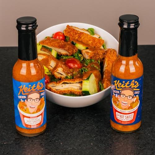 Heatonist Keith\'s Hot Chicken Sauce by Heatonist, Hot Sauce Made with Natural Ingredients: Flavors of Buffalo Ranch & Ghost Peppers, 5 fl oz Bottle (1-Pack)