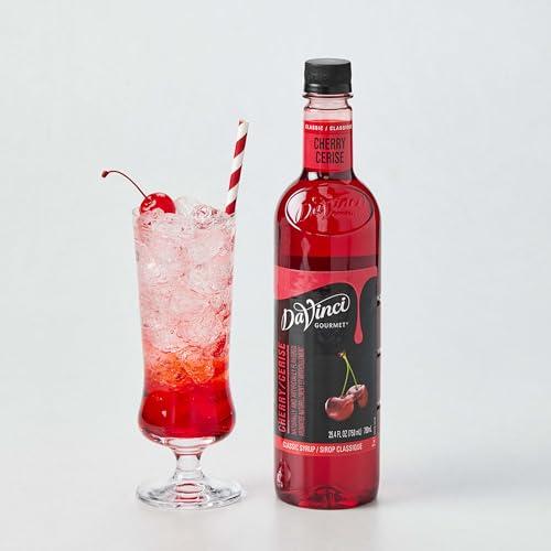 DaVinci Gourmet DaVinci Gourmet Classic Cherry Syrup, 25.4 Fluid Ounces (Pack of 4)