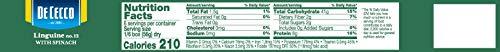 De Cecco De Cecco Spinach Pasta, Linguine No.7, 12 Ounce (Pack of 12)