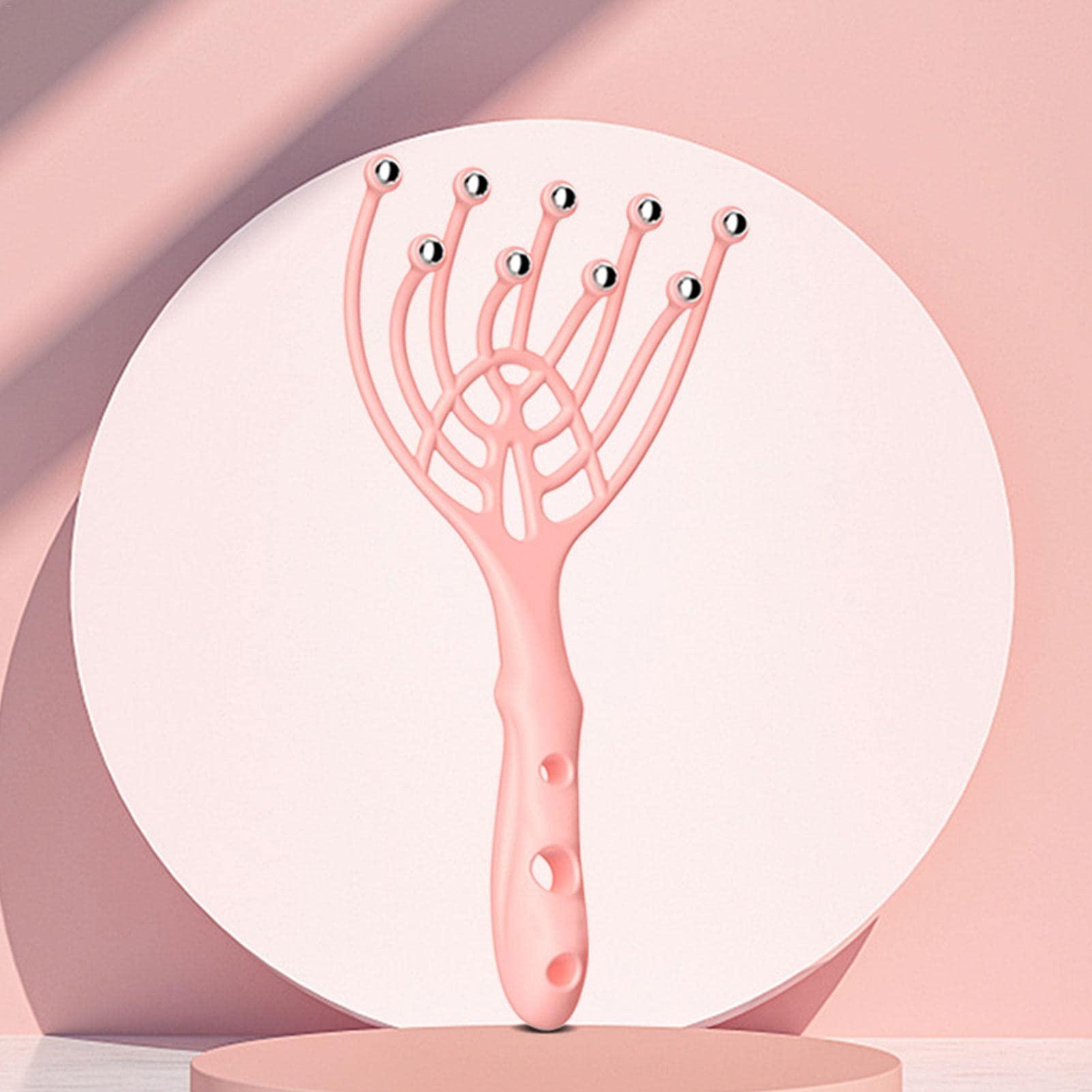 XGZ XGZ Scalp Massager, Head Massager Scalp Stress Relax,Protable Hand Held SPA Head Massager,Nine Claws Head Massager Steel Ball Scalp Roller