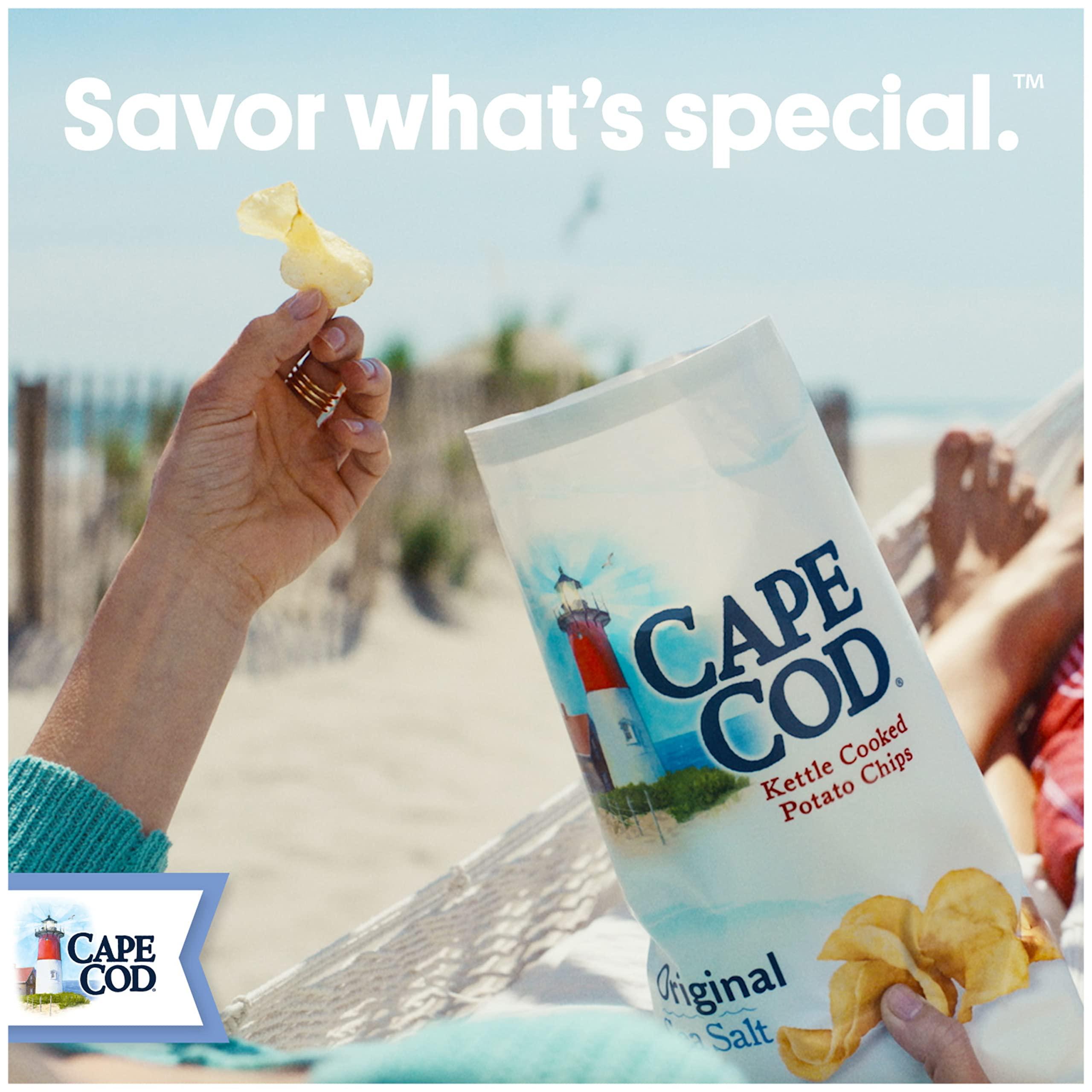 Cape Cod Cape Cod Potato Chips, Less Fat Original Kettle Chips, 8 Oz
