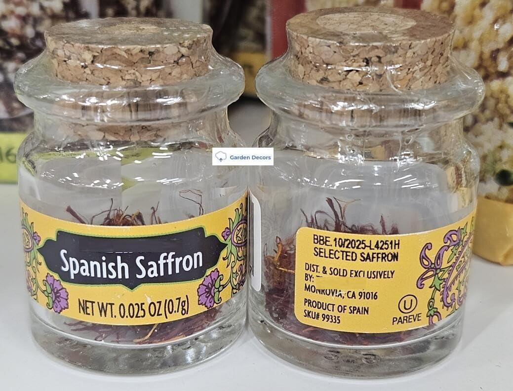 Trader Jo\'s Generic Trader Joes Spanish Saffron 0.025oz 0.7g (Two Bottles)