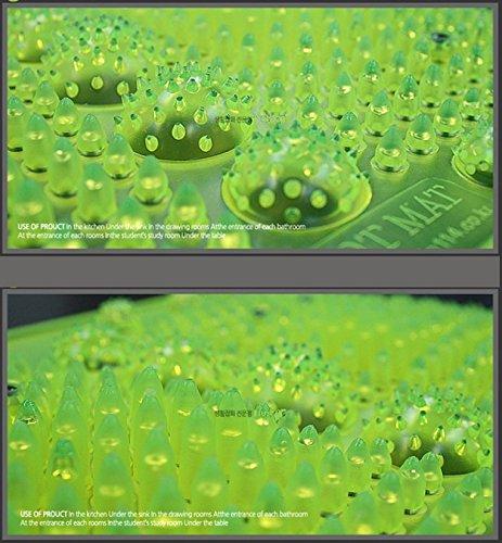 Foot Needle Mat Reflexology Foot Massage Mat Stimulates Blood Circulation Acupressure Feet Massager Plate Board with Magnet (1. Rectangle Mat)