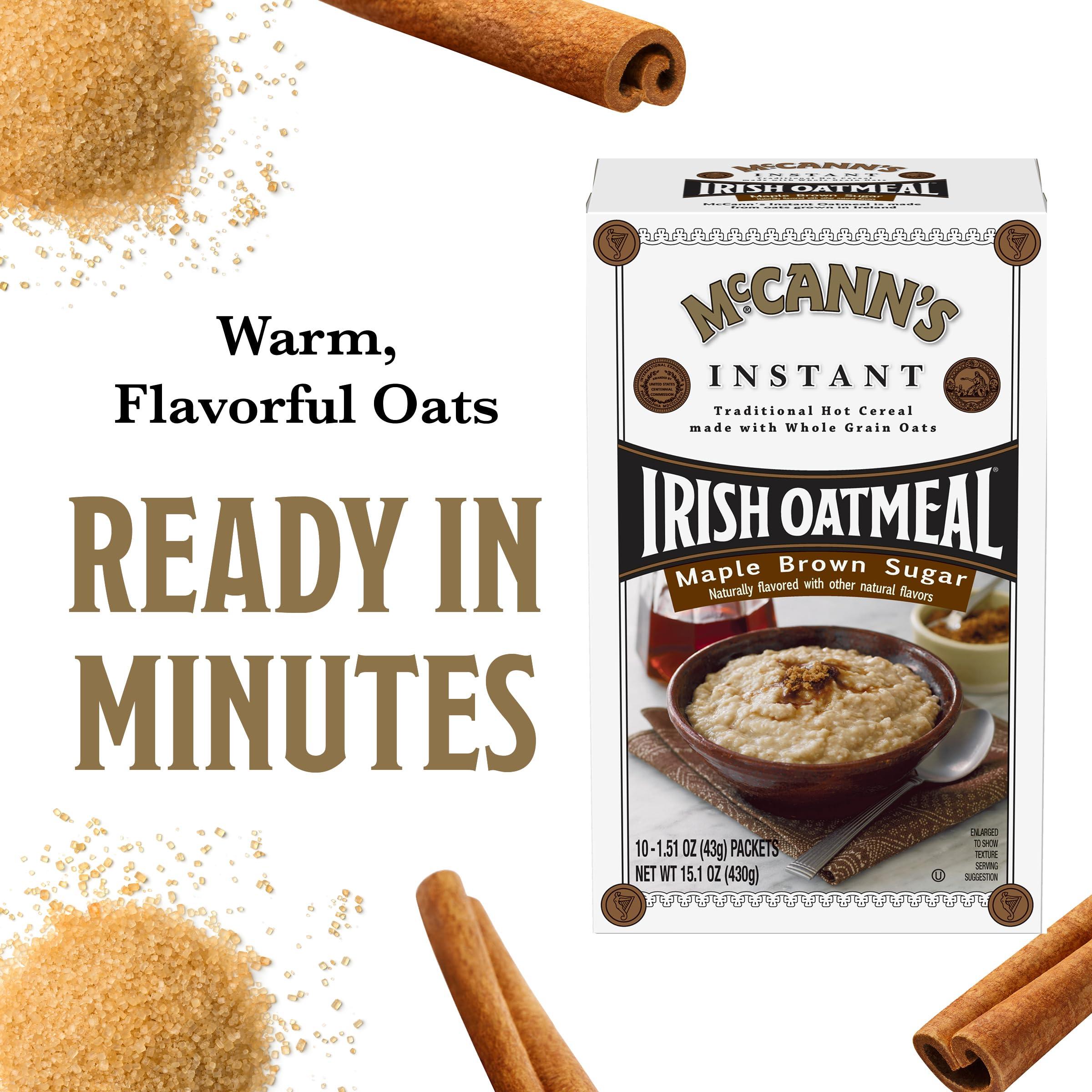 McCann's Irish Oatmeal McCann\'s Instant Irish Oatmeal, Maple & Brown Sugar, 10 Packets