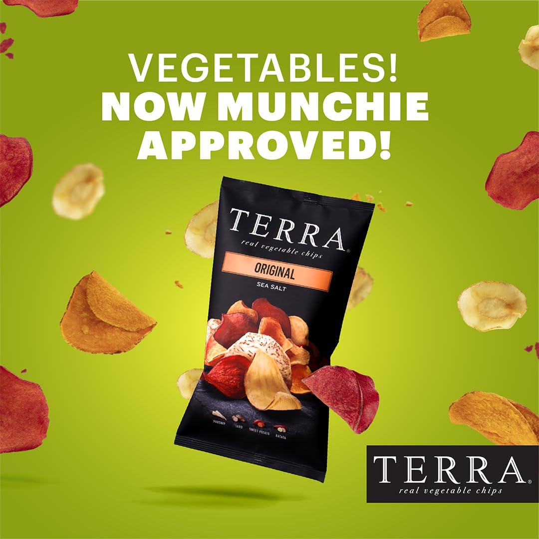 Terra Terra Original Sea Salt Real Vegetable Chips, 5 oz (Pack of 6)