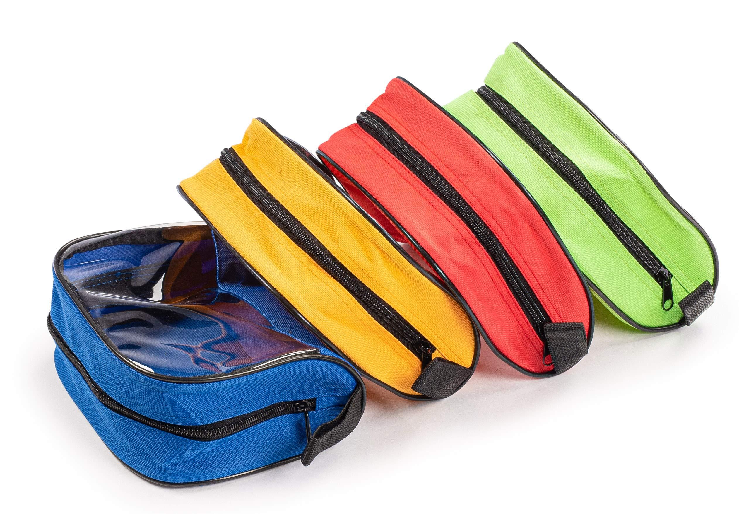 Scherber Scherber Fully-Stocked First Responder Professional Advanced EMT/EMS Trauma Kit | HSA/FSA Approved | Reflective Bag w/10+ Compartments, Zippered Pockets & 250+ First Aid Supplies (Orange)