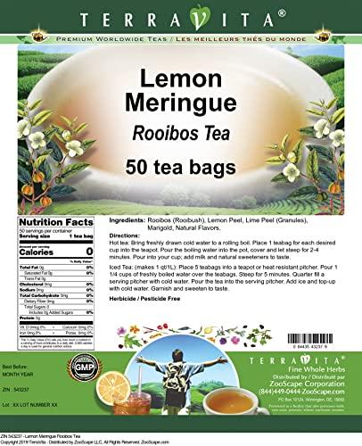 TerraVita Lemon Meringue Rooibos Tea (50 tea bags, ZIN: 543237)