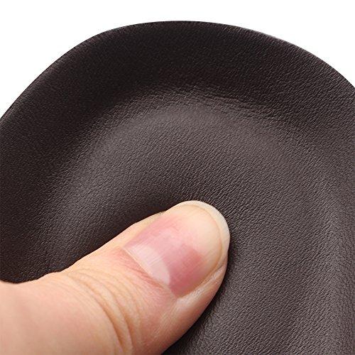 FOOTINSOLE.COM footinsole Heel Cushion Dress Shoe Insoles - Best Shoe Inserts - Leather Brown