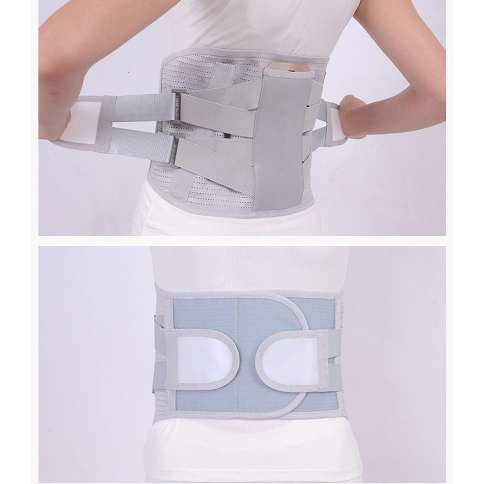 XWSM Back Brace for Lower Back Pain, Back Support Belt for Women Men, Breathable Lower Back Brace Lumbar Support Belt Lower Back Pain Relief, Herniated Disc Support (Color : A, Size : X-Large)