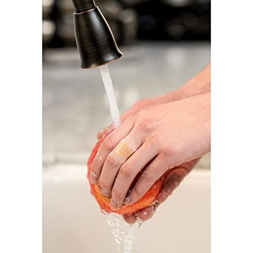 Nexcare Nexcare Waterproof Bandages, Stays on in the Pool, Holds for 12 Hours, Clear Bandages for Fingers and Elbows - 100 Pack Waterproof Bandages