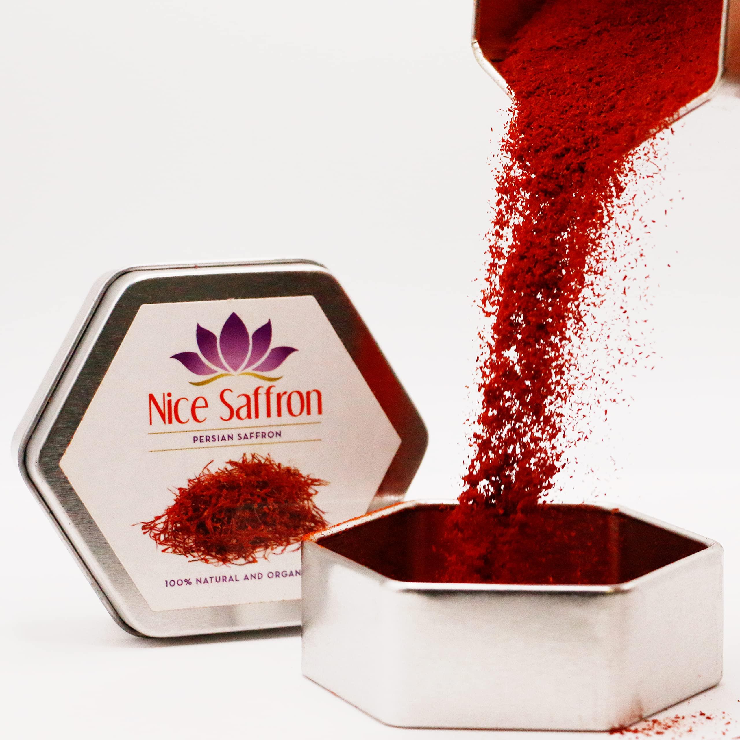 Nice Saffron Nice Saffron Premium Organic Saffron Powder Deep Red (5 Grams)