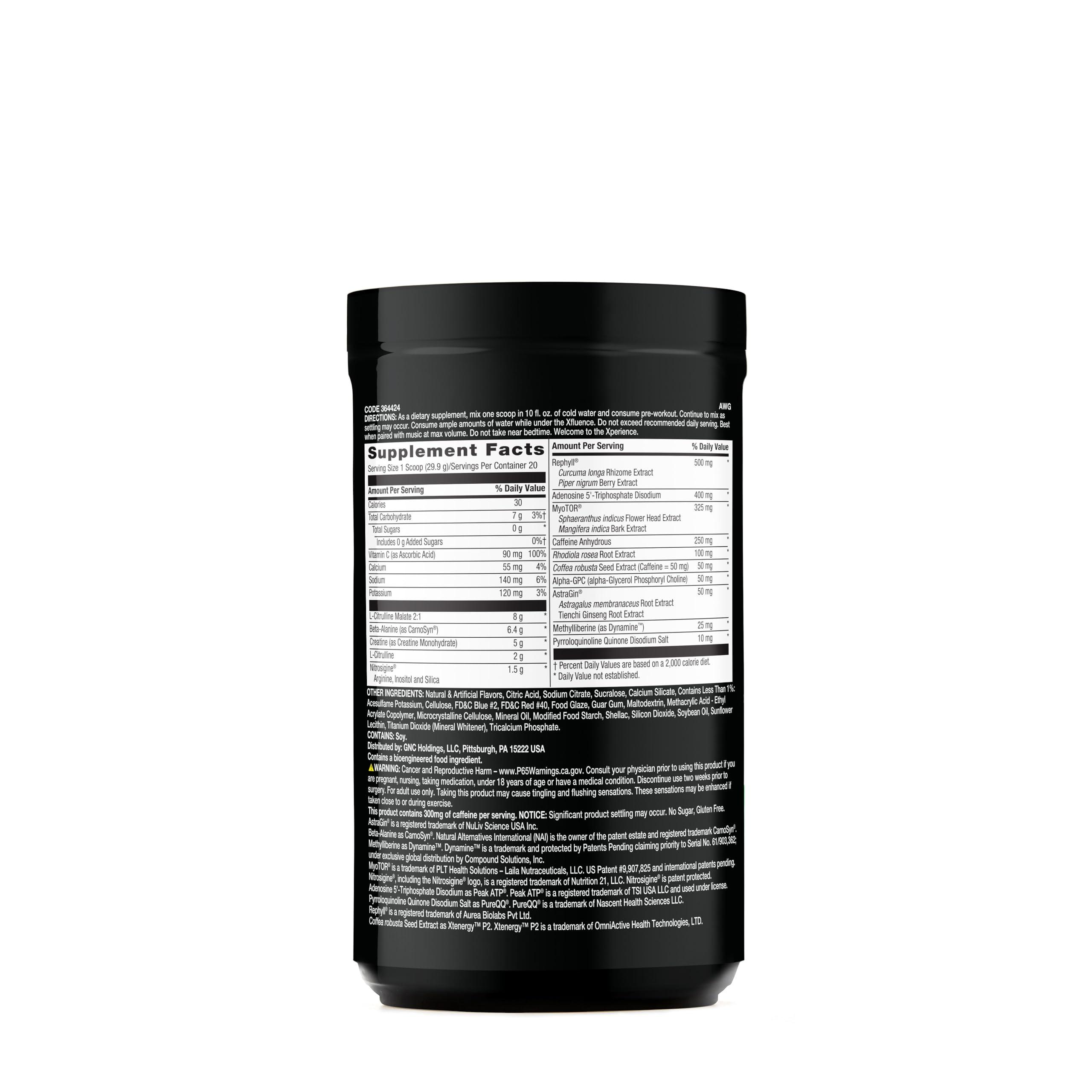 BEYOND RAW BEYOND RAW Concept X | Clinically Dosed Pre-Workout Powder | Contains Caffeine, L-Citrulline, Creatine, and Beta-Alanine | Sweet & Tart | 20 Servings