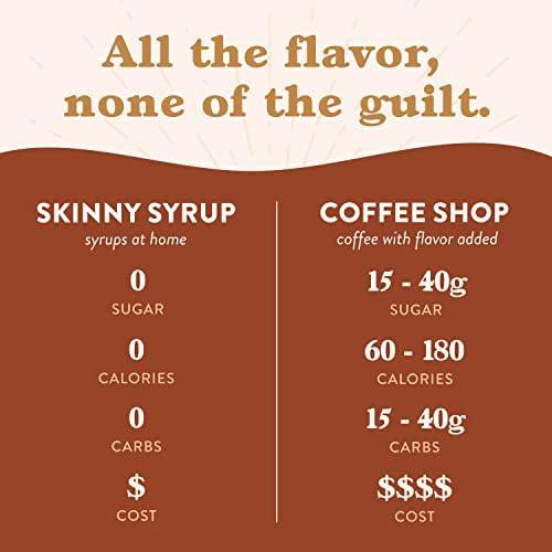 Jordan's Skinny Mixes Jordan\'s Skinny Syrups, Hazelnut Coffee Syrup, Sugar Free, 25.4 Ounces (Pack of 2), Zero Calorie Drink Flavoring & Mixes