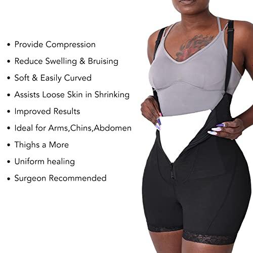 YUYTE Lipo Foam Pads for Post Surgery Ab Board After Liposuction Surgery Flattening Tummy Tuck Abdominal Compression Garments Lipo Foam Sheets 11\"x 7.9\" x 0.4\"