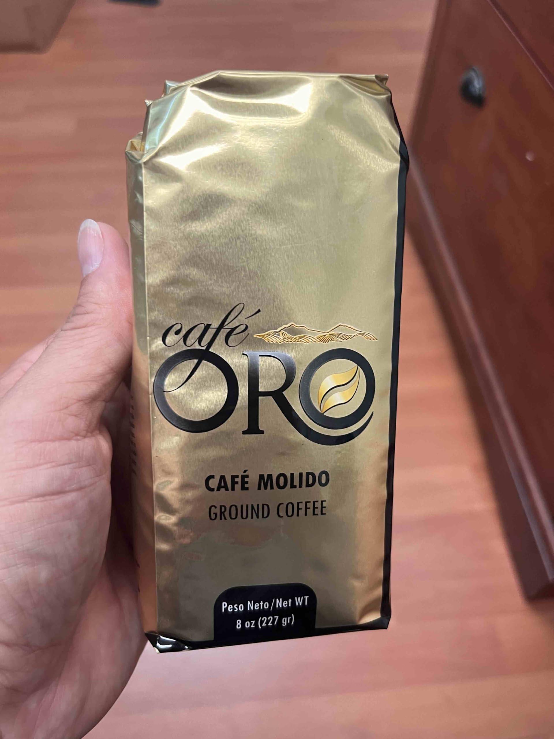 CAFE ORO DE PUERTO RICO Cafe Oro de Puerto Rico - Puerto Rican Ground Coffee - 8 oz Bag (Count of 2)