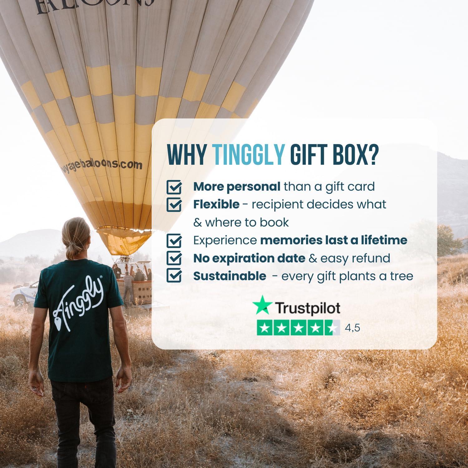 Tinggly Tinggly - Adventure Awaits - Worldwide Experience Gift Box - Choose From 10,000+ Experiences