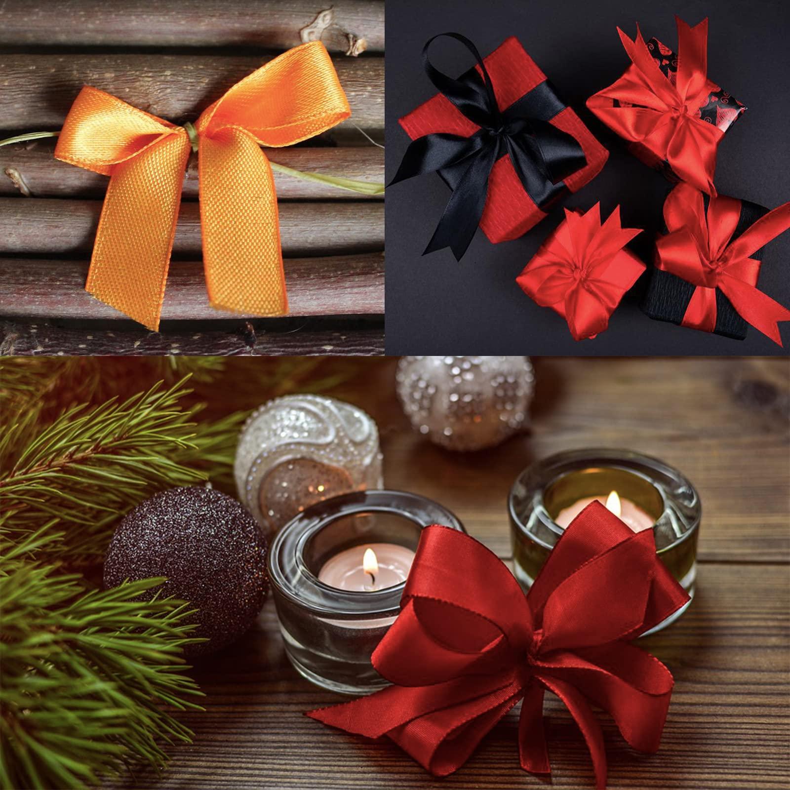 POPOYU Light Purple Wide Satin Ribbon for Gift Wrapping 1-1/2 inch,25Yards Continuous Ribbons Roll,Christmas Gift Ribbon Thick Solid Color Fabric Ribbon for Crafts,Wedding Car,Hair Bow Making,Wreath,Bouquet