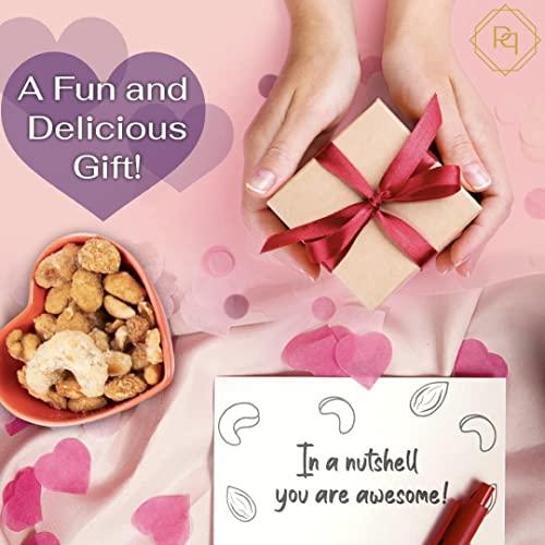 Purple Plum Goodiegram Greetings Nuts About You - Greeting Card filled with Nuts or Chocolates - Candy & Chocolate Gift for Valentines Day & Anniversary (Butter Toffee Mixed Nuts)