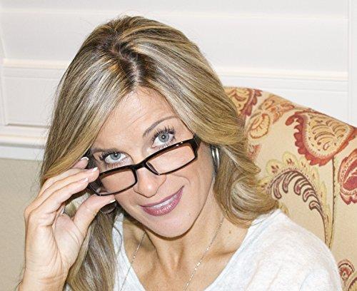 Eyekepper Eyekepper Bendable Titanium Memory Reading Glasses Men Women Half-Rim Readers (Gold,+2.00)