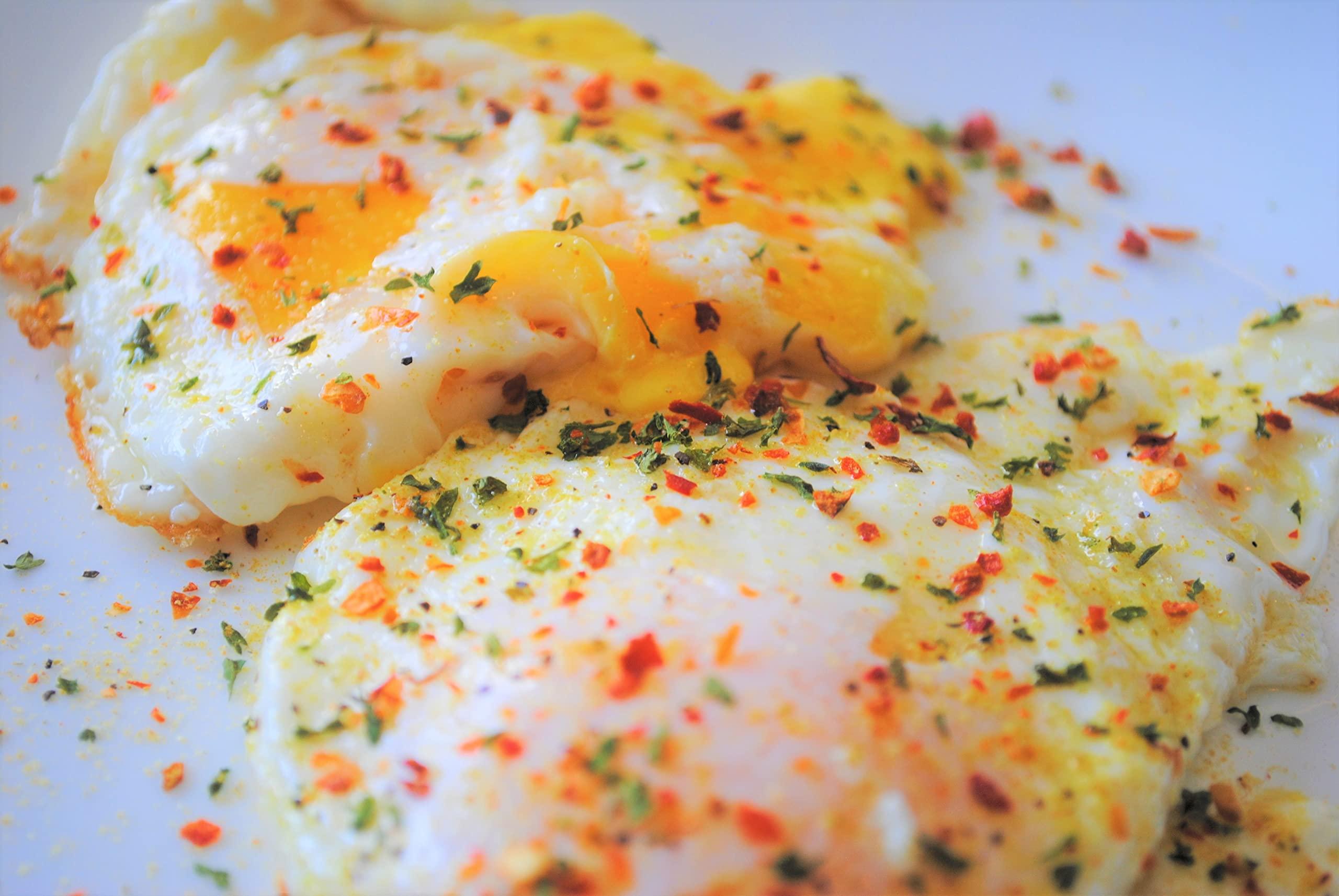 Unique Flavors NO SALT Caribbean Egg Seasoning For Scrambled Eggs Or Omeletts 3 oz Glass Bottle - Unique Flavors
