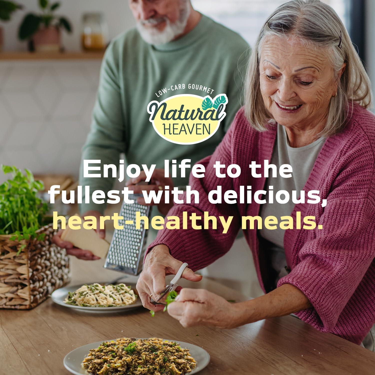 Natural Heaven Natural Heaven Hearts of Palm Rice, Brown - Low-Carb and Low-Calorie Brown Rice, Keto, Paleo, Plant-Based Healthy Food, Ready to Eat, 9 Oz Ea (Pack of 6)