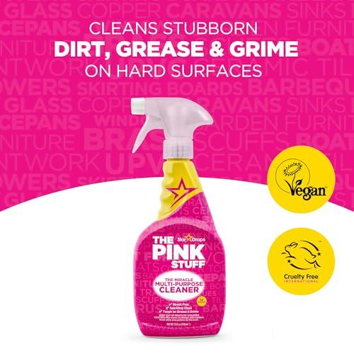 Stardrops Stardrops The Pink Stuff Ultimate Cleaning Pack Miracle Cleaning Paste, Multi-Purpose Spray & Bathroom Foam Cuts Grease, Removes Stains, Cleans Kitchens, Bathrooms, and More