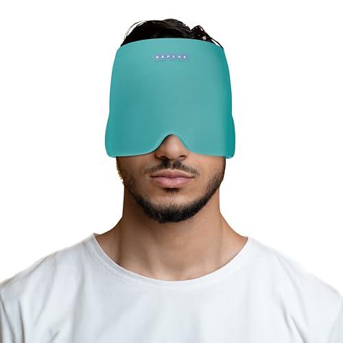 Naplax Naplax Migraine and Headache Relief Cap Hot and Cold Therapy for Migraines, Headaches, Stress Relief and More One Size Fits Most - Blue