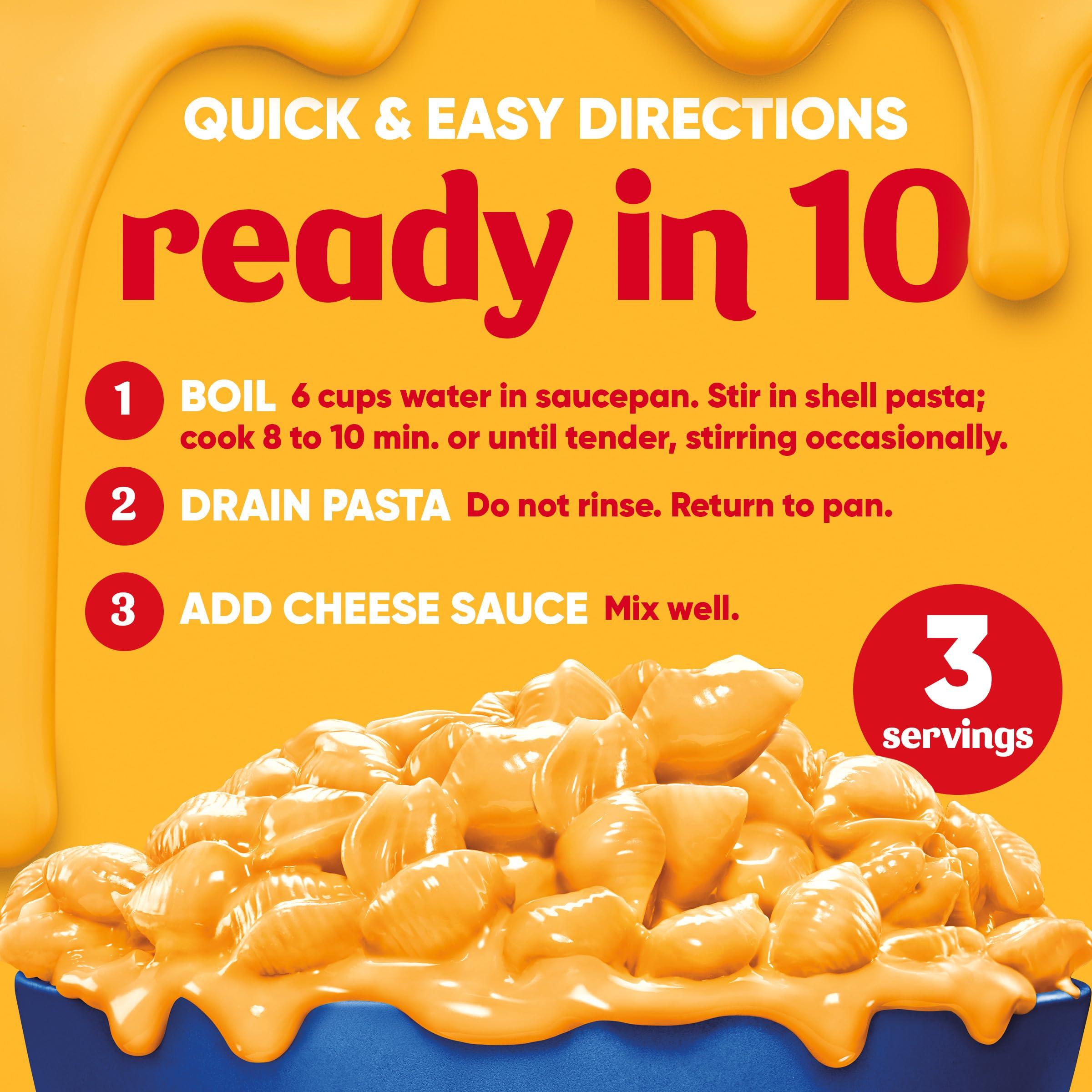 Velveeta Velveeta Shells & Cheese Original Shell Pasta & Cheese Sauce Meal (3 ct Pack, 12 oz Boxes)