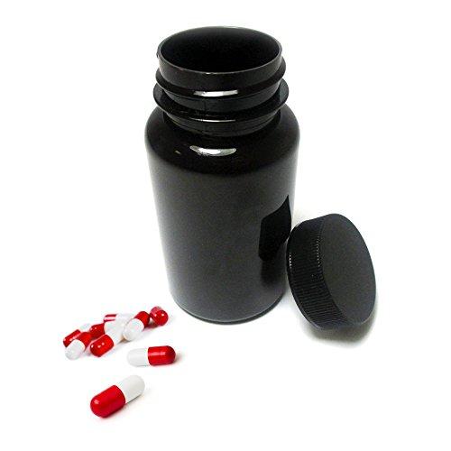 GENERIC 50 Plastic Pills Bottles Empty Container Medicine Vitamin Capsule Drug Holder BK