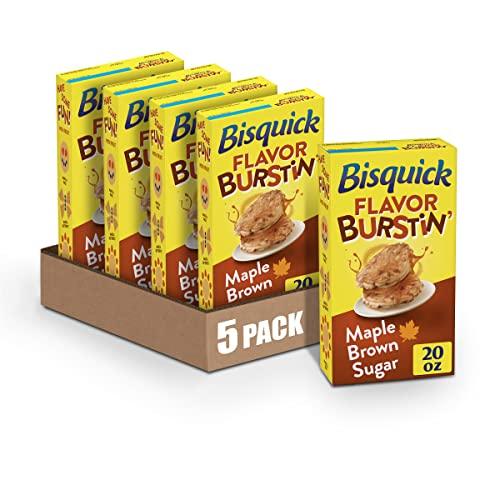 Betty Crocker Betty Crocker Bisquick Flavor Burstin' Maple Brown Sugar Pancake Mix, 20 oz (Pack fo 5)