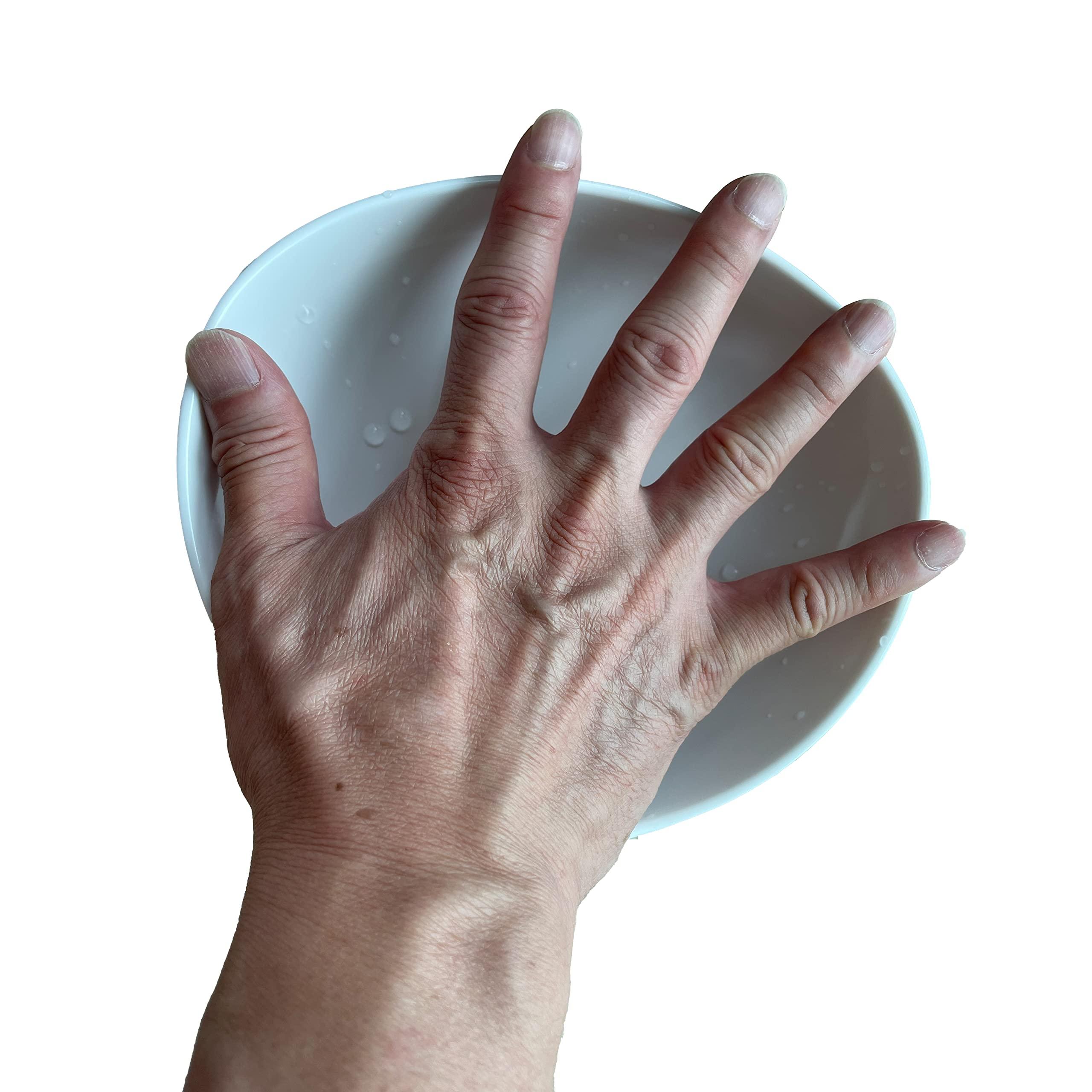 SENIOR ICARE Small Scoop Plates for Elderly - Assistive Dining Aid, One-Handed Adaptive Equipment, Non-Skid Bowls with Handles, Disabled Products for Adults, 6 inches by Senior ICare