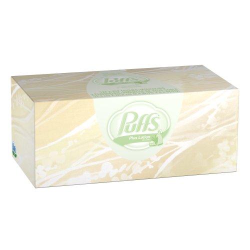Procter & Gamble Puffs Plus Lotion Facial Tissues; 6 Family Boxes; 124 Tissues per Box