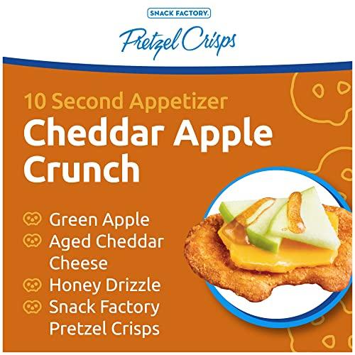 Snack Factory Snack Factory Pretzel Crisps, Cheddar Cheese, 7.2 Oz (Pack of 12)